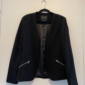 Maison Scotch Black Open Blazer
